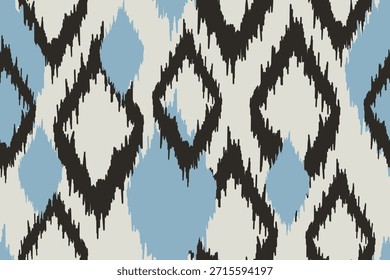 Diseño de Arte vectorial de textura vintage étnico geométrico Línea de patrón de moda textil Patrón ikat sin costuras y textura de tela batik Fondo asiático Geometría de Fondo de pantalla India. Arte ikat abstracto étnico.