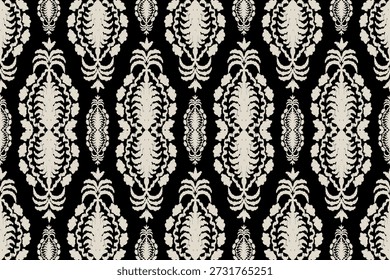 geometrische ethnische Vintage-Textur, Vektorgrafik-Design. Textil-Mode-Muster Linie ikat nahtloses Muster und Batik Stoff Textur asiatisch Hintergrund Tapete Geometrie indian. Ethnisch abstrakte Kat Art .