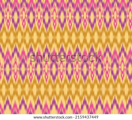 geometric ethnic vintage texture vector art design. textile fashion pattern line  ikat seamless pattern and batik fabric texture asian background wallpaper geometry indian. Ethnic abstract ikat art .