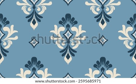 geometric ethnic vintage texture vector art design. textile fashion pattern line ikat seamless pattern and batik fabric texture asian background wallpaper geometry indian. Ethnic abstract ikat art .