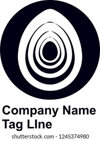 A geometric eye shapes of design usefull logo 