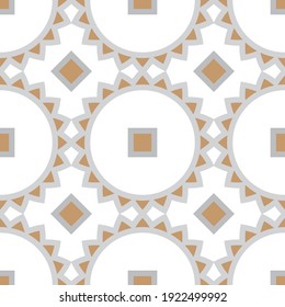 Patrón étnico abstracto de tela geométrica, estilo de ilustración vectorial sin fisuras. diseño para tela, cortina, fondo, alfombra, papel pintado, ropa, envoltura, Batik, tela, azulejos, cerámica

