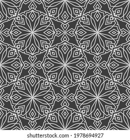 Geometric fabric abstract ethnic pattern, vector illustration style seamless. design for fabric, curtain, background, carpet, wallpaper, clothing, wrapping, Batik, fabric, tile, ceramic
