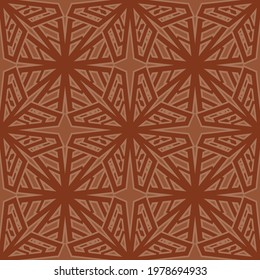 Patrón étnico abstracto de tela geométrica, estilo de ilustración vectorial sin fisuras. diseño para tela, cortina, fondo, alfombra, papel pintado, ropa, envoltura, Batik, tela, azulejos, cerámica