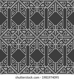Geometric fabric abstract ethnic pattern