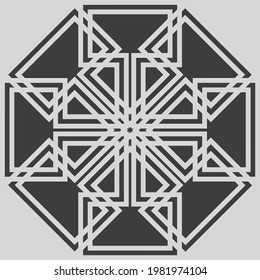 Geometric fabric abstract ethnic pattern