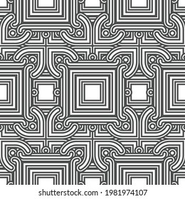 Geometric fabric abstract ethnic pattern