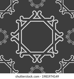 Geometric fabric abstract ethnic pattern