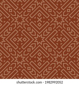 Geometric fabric abstract ethnic pattern