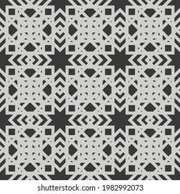 Patrón étnico abstracto de tela geométrica