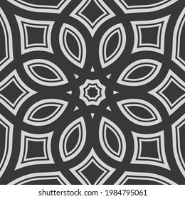 Geometric fabric abstract ethnic pattern, vector illustration style seamless design for fabric curtain background carpet wallpaper clothing wrapping Batik fabric tile ceramic