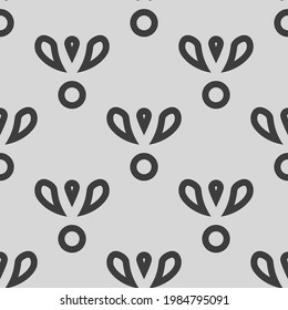 Geometric fabric abstract ethnic pattern, vector illustration style seamless design for fabric curtain background carpet wallpaper clothing wrapping Batik fabric tile ceramic