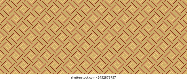 Tejido geométrico abstracto patrón sin costuras sobre fondo gris. complejo abstracto geométrico con compuestos. para el diseño de tela geométrica de Vector. alfombra, Fondo de pantalla, ropa, envoltura, tela.