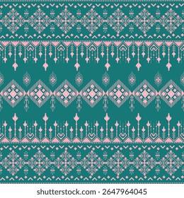 Geometric fabric collection seamless patterns