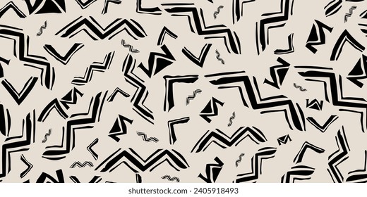 Geometric fabric fashion style with repeat contemporary line design