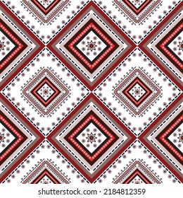 Resumen de diseño de patrones geométricos étnicos para fondo o fondo. vector de patrón tribal sin fisuras. Textura de tela étnica.estampado artístico.para el tejido doméstico, manta, cojín, ropa y fondo.