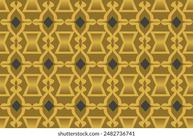 geometric fabric pattern Looks mysterious on the search page, yellow tone.