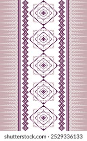 Geometric fabric pattern traditional Design Pattern used for skirt, carpet, wallpaper, clothing