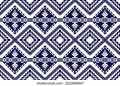 Geometric fabric patterns. Abstract shapes pattern in ethnic style. Vector style weaving concept. Design for embroidery and other textile products.