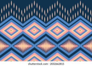 Geometric fabric patterns. Abstract shapes pattern in ethnic style. Vector style weaving concept. Design for embroidery and other textile products.