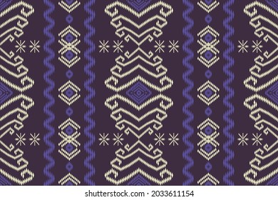 Geometric fabric patterns. Abstract shapes pattern in ethnic style. Vector style weaving concept. Design for embroidery and other textile products.
