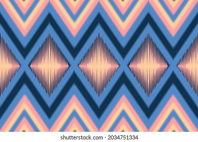 Geometrische Stoffmuster. Abstrakte Formen im ethnischen Stil. Webkonzept im Vektorstil. Design für Stickereien und andere Textilerzeugnisse.