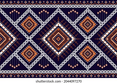 Geometric fabric patterns. Abstract shapes pattern in ethnic style. Vector style weaving concept. Design for embroidery and other textile products.