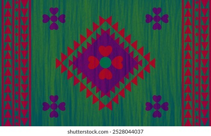 Os padrões de tecido geométrico são compostos de triângulos e quadrados sem costura, adequados para têxteis, tapetes, roupas e decoração.