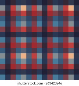 Geometric fabric style vector pattern