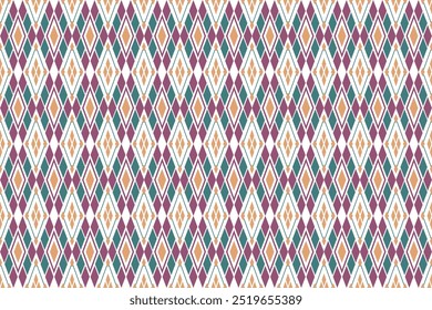 Geometric fabric traditional seamless pattern design art vector