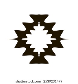 Figura geométrica en estilo abstracto