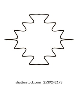 geometric figure in abstract style
