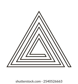 figura geométrica em estilo abstrato