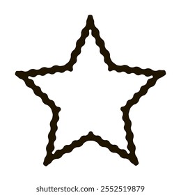 geometrische Figur im abstrakten Stil