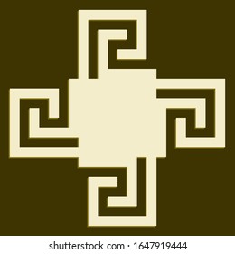 Geometric figure, decorative graphics - vector. Element for design.