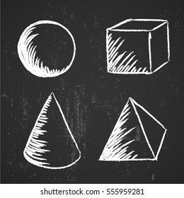 geometric figure hand drawn