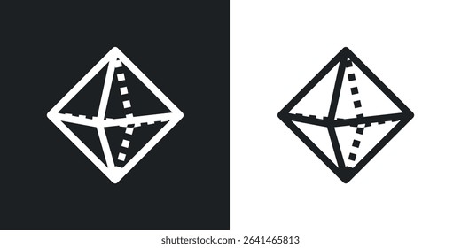Geometric figure icon set. Vector illustration.