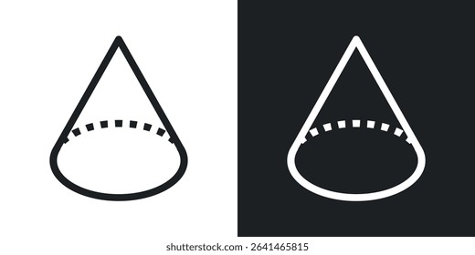 Geometric figure icon set. Vector illustration.