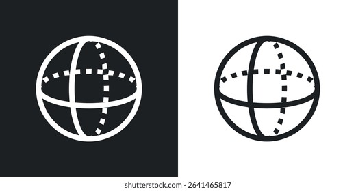 Geometric figure icon set. Vector illustration.