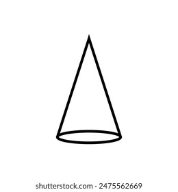 Geometric figure icon vector. Geometry illustration sign. Figure symbol or logo.