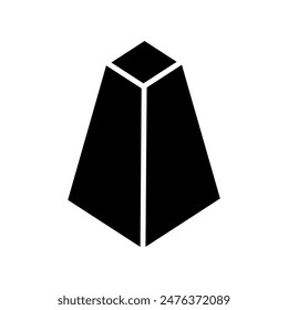Icono de figura geométrica Vector. Signo de ilustración geométrica. Símbolo de figura o logotipo.