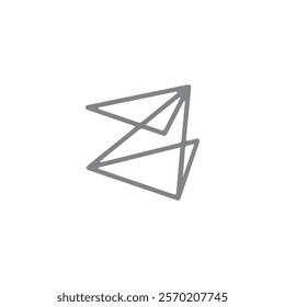 Geometric figure logo, icon, vector illustrations