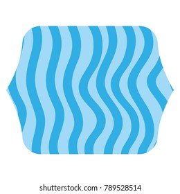 geometric figure with nature waves background