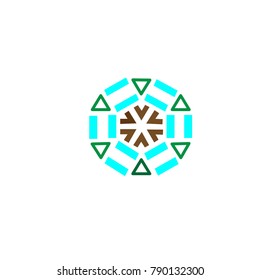 geometric figure on a white background