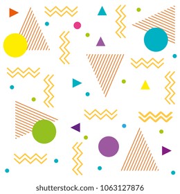 geometric figures art work background