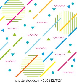 geometric figures art work background