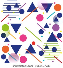geometric figures art work background