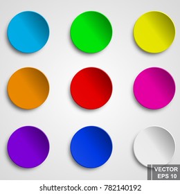 Geometric figures. Background. Abstract. Bright. Button. For your design.
