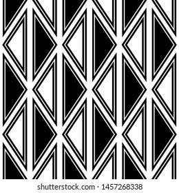 Geometric figures background. Triangles ornament. Triangular shapes wallpaper. Geometrical backdrop.Polygons motif. Digital paper, textile print, web design, abstract. Seamless pattern. Vector