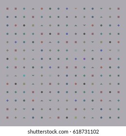 Geometric figures colorful pattern